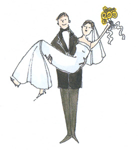 wedding cartoon